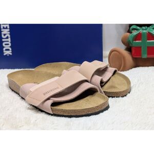 Birkenstock Oita Light Rose Modern Suede Leather Slide Sandals US 10 EU 41 NIB